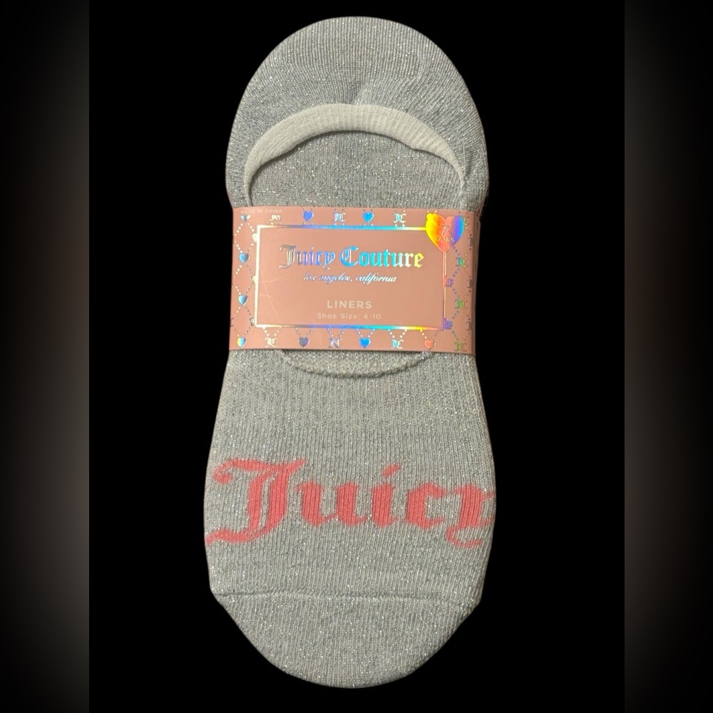 NWT•Juicy Couture Women’s 7 pair pk liner/no-show footies